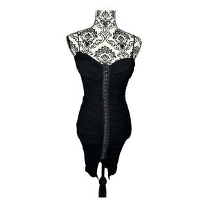 Privy Elegant Black Body-con Dress Size 8